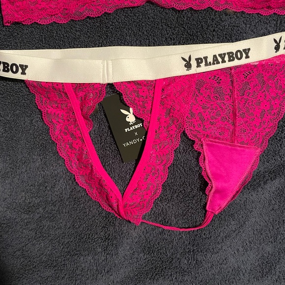 Playboy x Yandy bralette and thing set XL NWT - Picture 3 of 3